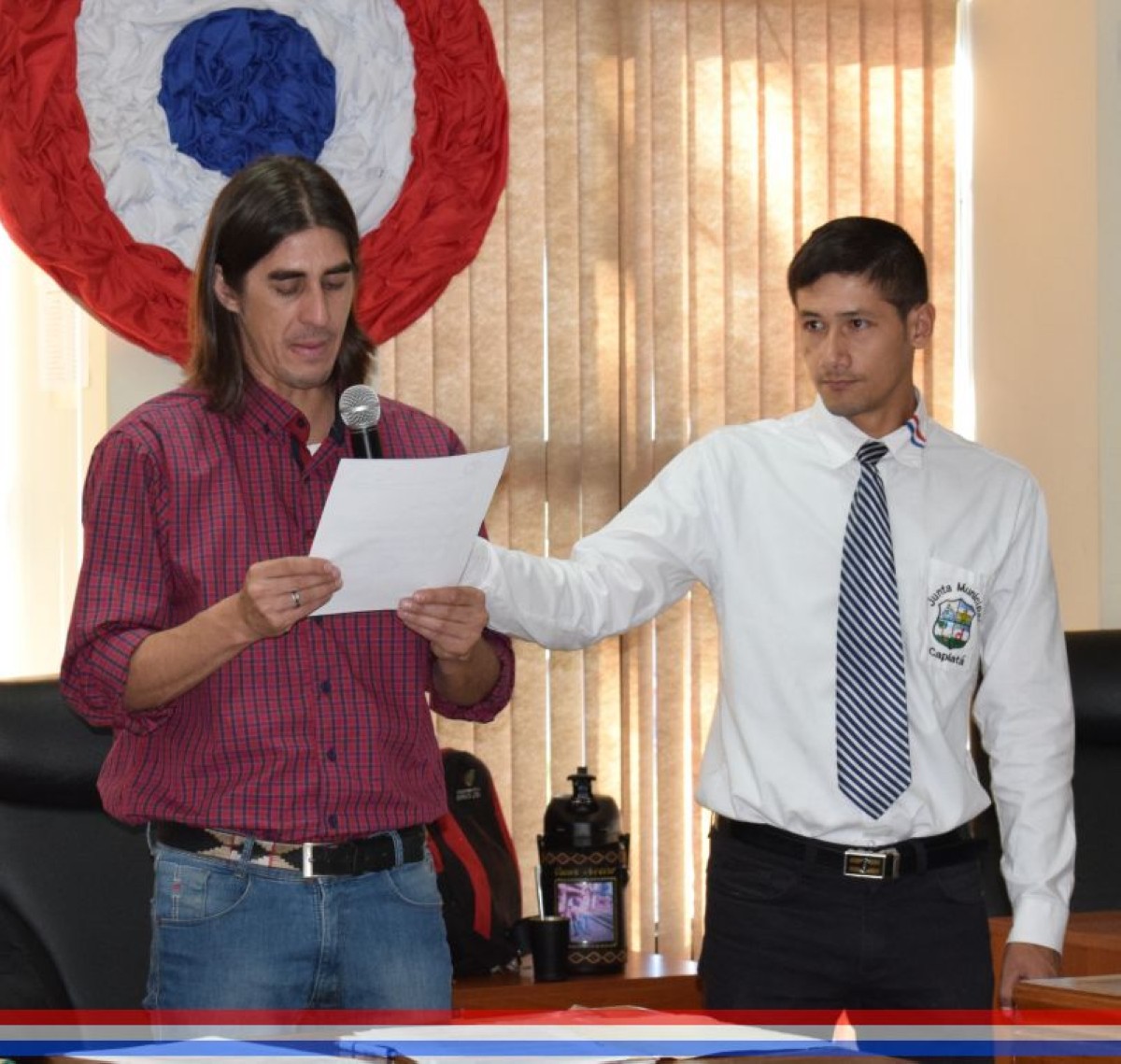 Foto 1 de SESION ORDINARIA DE LA JUNTA MUNICIPAL DE CAPIATA: Notas Recibidas, Nota Remitida y Expedientes Dictaminados