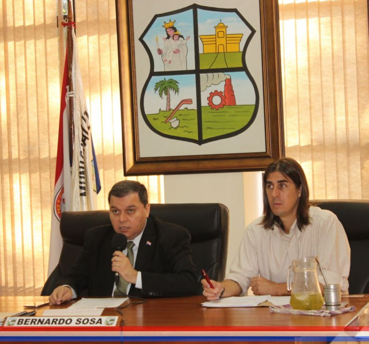 Foto 1 de Asociación de Taxistas de Capiatá planteó algunas inquietudes de su gremio al pleno en visita realizada
