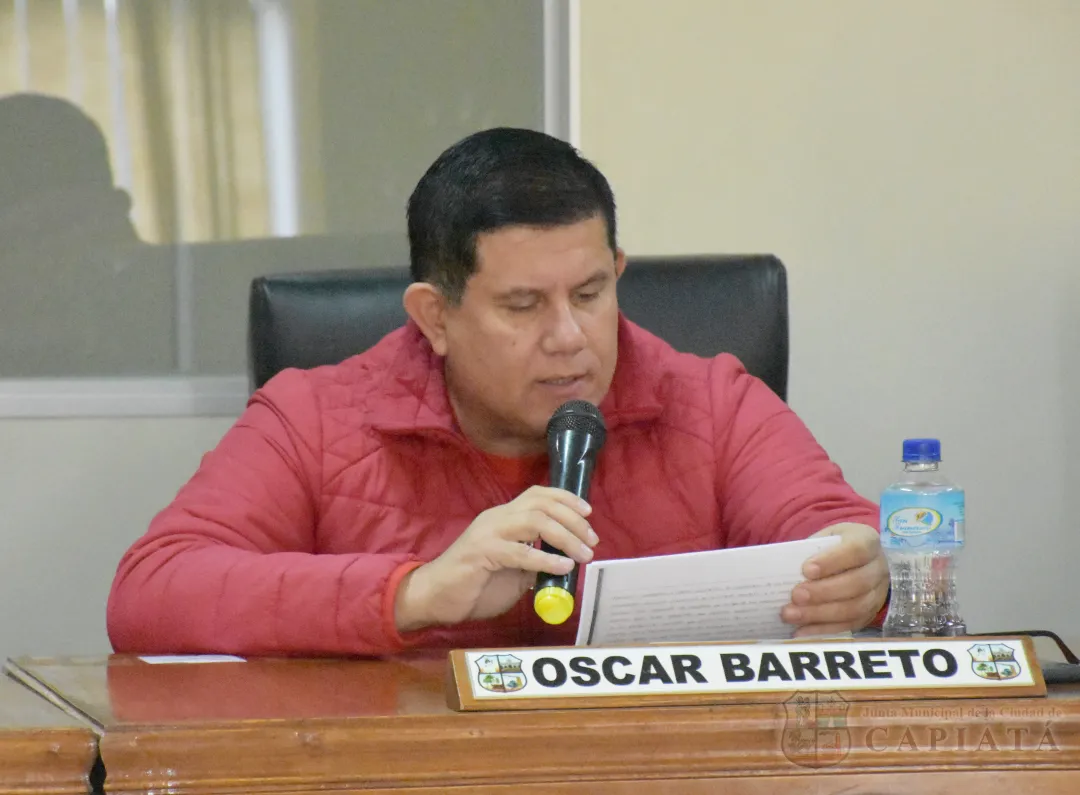 Foto 13 de SESION ORDINARIA DE LA JUNTA MUNICIPAL DE CAPIATA: Notas Recibidas y Expedientes Dictaminados
