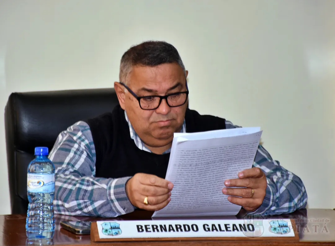 Foto 15 de SESION ORDINARIA DE LA JUNTA MUNICIPAL DE CAPIATA: Notas Recibidas y Expedientes Dictaminados