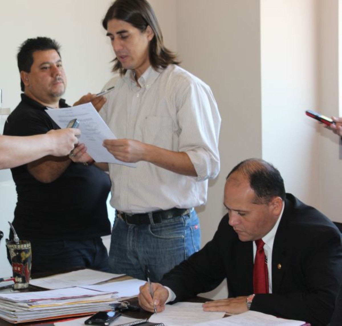 Foto 6 de SESION ORDINARIA DE LA JUNTA MUNICIPAL DE CAPIATA: Notas Recibidas, Notas Remitidas y Expedientes Dictaminados