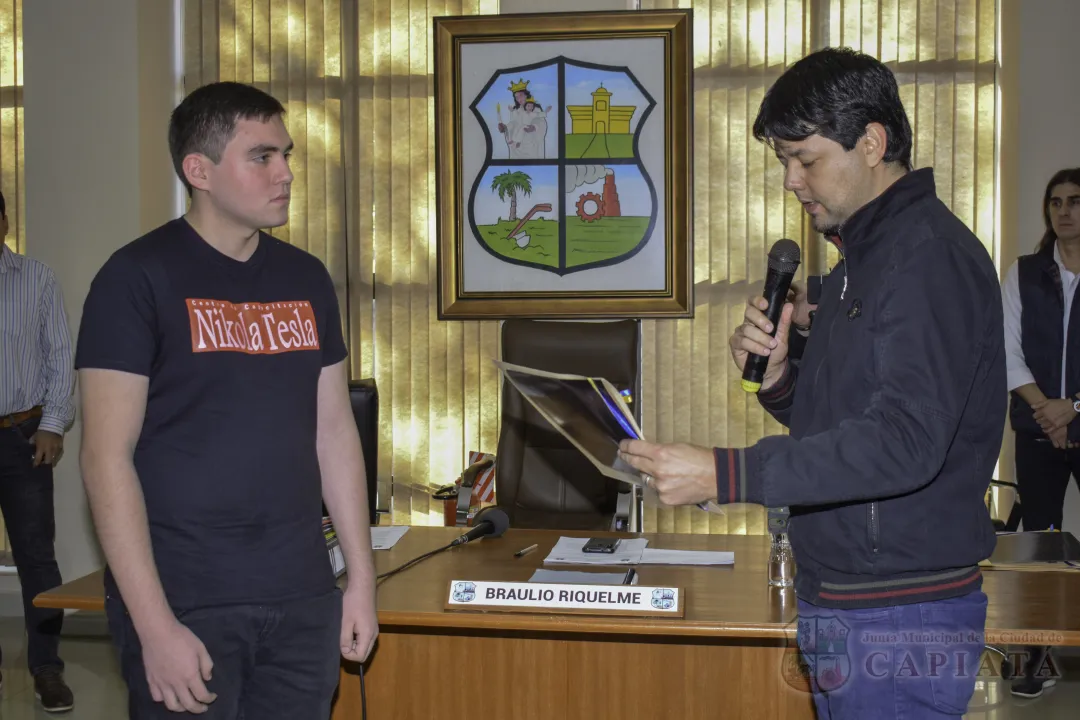 Foto 39 de Reconocimiento al Mérito a jóvenes capiateños que integran la Selección Paraguaya de Robótica