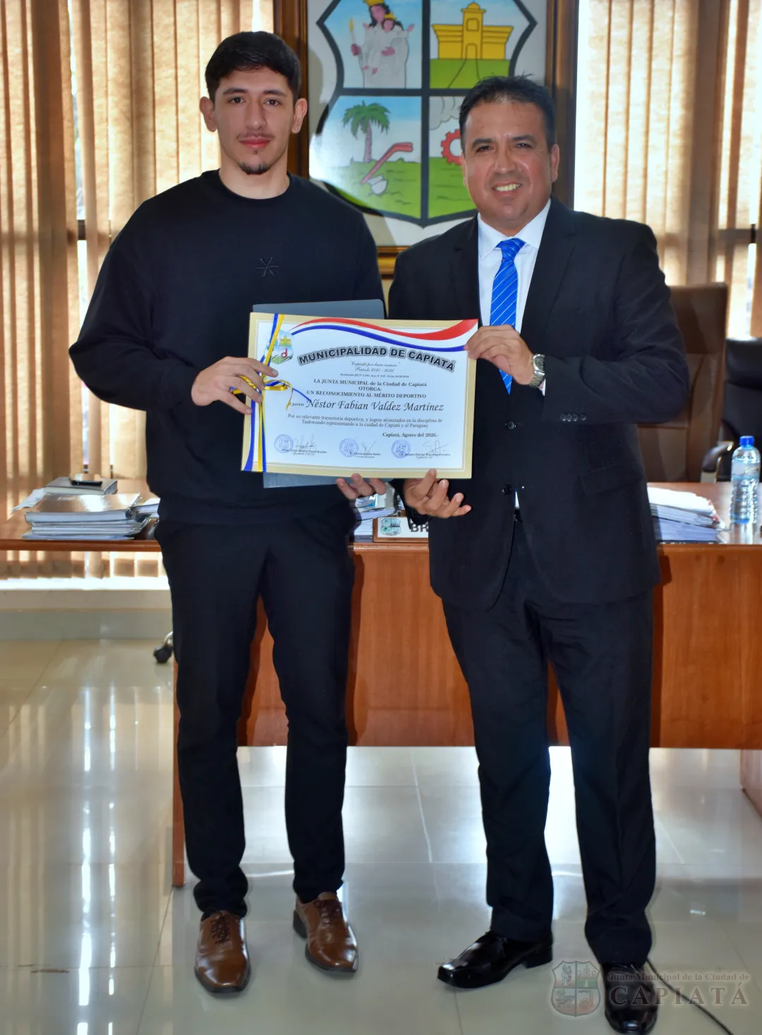 Foto 9 de El multicampeón de Taekwondo, Prof. Néstor Fabián Valdez Martínez, fue reconocido con el “Mérito Deportivo” por su destacada trayectoria