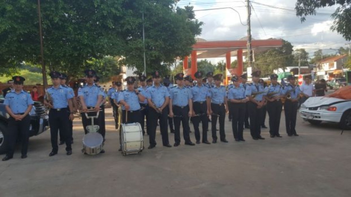 Foto 2 de Inauguración del tinglado para estacionamiento del Grupo Lince en la Comisaría 32ª de Posta Ybycuá
