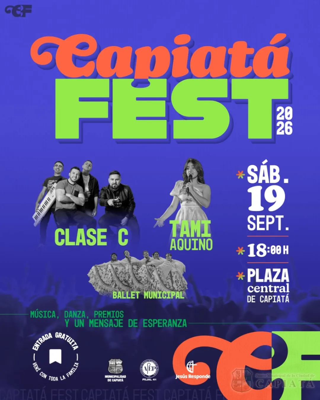 Foto 1 de Declaran de Interés Distrital la 2ª Edición de “Capiatá Fest”, a realizarse el sábado 19 de setiembre, desde las 18:00 horas, en la plaza municipal