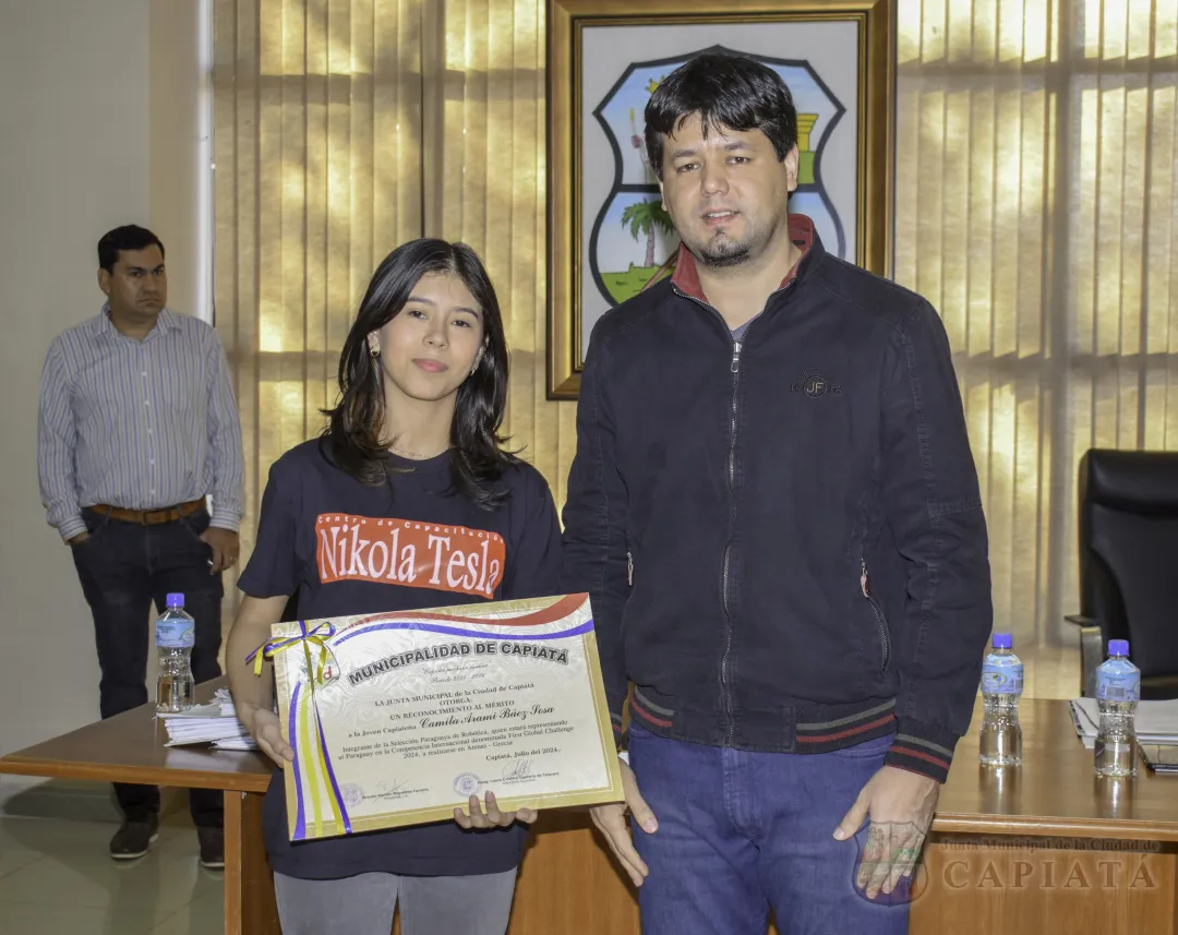 Foto 25 de Reconocimiento al Mérito a jóvenes capiateños que integran la Selección Paraguaya de Robótica