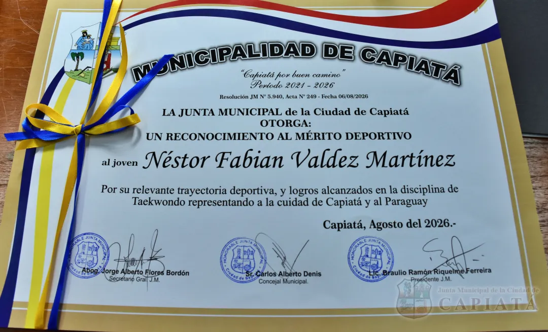 Foto 14 de El multicampeón de Taekwondo, Prof. Néstor Fabián Valdez Martínez, fue reconocido con el “Mérito Deportivo” por su destacada trayectoria
