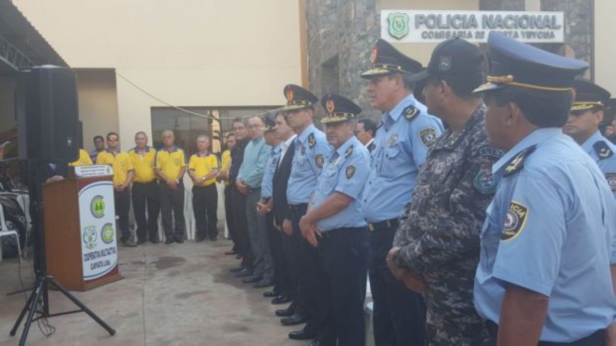 Foto 4 de Inauguración del tinglado para estacionamiento del Grupo Lince en la Comisaría 32ª de Posta Ybycuá