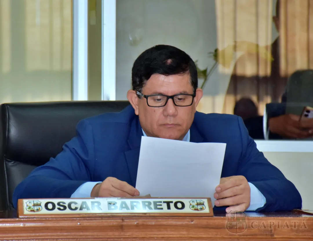 Foto 6 de SESION ORDINARIA DE LA JUNTA MUNICIPAL DE CAPIATA: Notas Recibidas y Expedientes Dictaminados