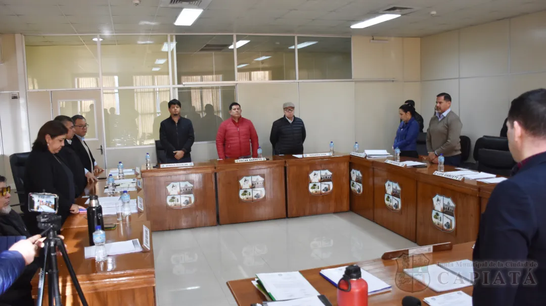Foto 14 de SESION ORDINARIA DE LA JUNTA MUNICIPAL DE CAPIATA: Notas Recibidas y Expedientes Dictaminados