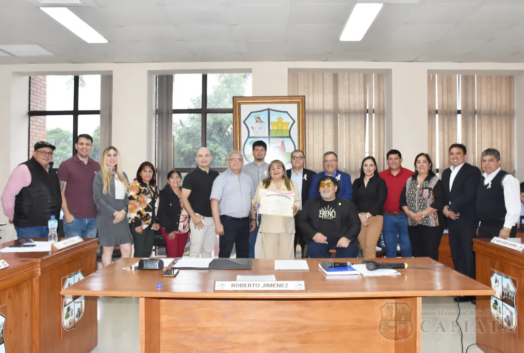 Foto 25 de Doña María Luisa Ortiz de Da Costa es reconocida como “Hija Dilecta de la ciudad de Capiatá