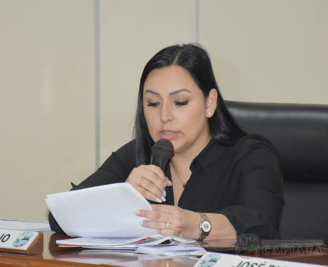 Foto 19 de SESION ORDINARIA DE LA JUNTA MUNICIPAL DE CAPIATA: Notas Recibidas, Notas Remitidas y Expedientes Dictaminados