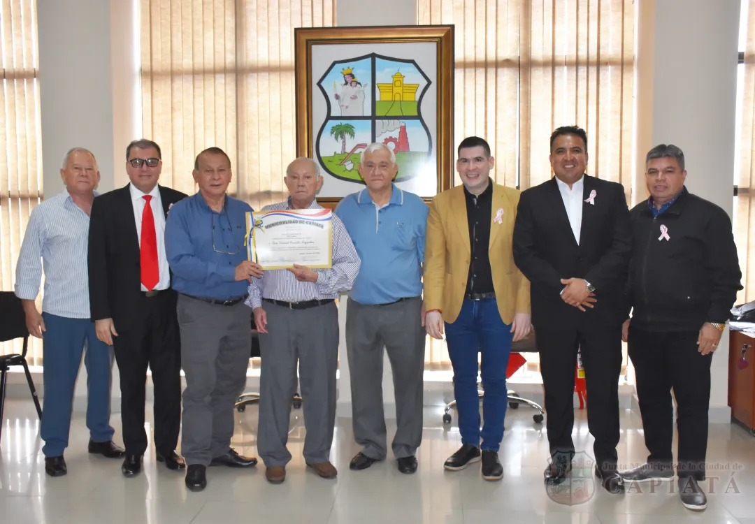 Foto 5 de Don Diosnel Castillo Riquelme, pionero del periodismo capiateño, declarado “Ciudadano Ilustre de la ciudad de Capiatá”