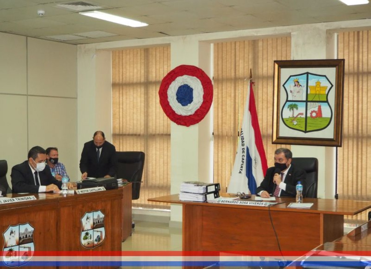 Foto 3 de SESION ORDINARIA DE LA JUNTA MUNICIPAL DE CAPIATA: Notas Recibidas, Nota Remitida y Expedientes Dictaminados