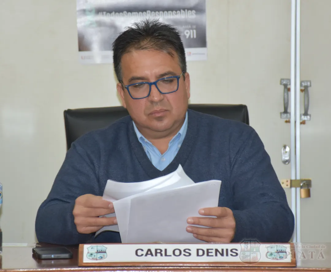 Foto 17 de SESION ORDINARIA DE LA JUNTA MUNICIPAL DE CAPIATA: Notas Recibidas y Expedientes Dictaminados