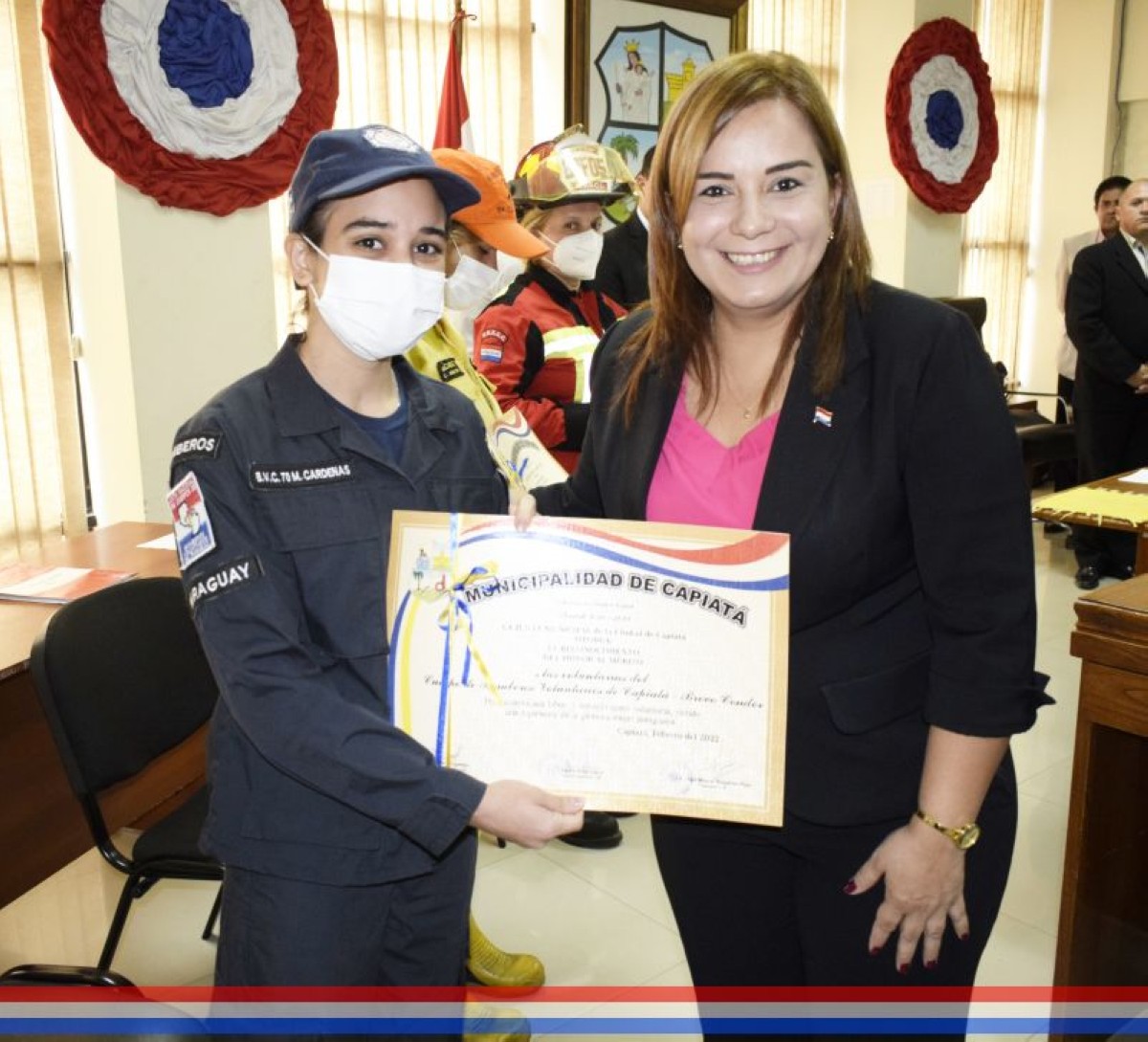Foto 14 de Entrega de reconocimientos en Honor al Mérito a mujeres integrantes de cuerpos de bomberos voluntarios de nuestra ciudad