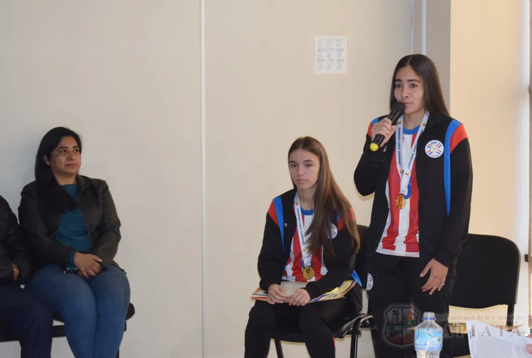 Foto 12 de Reconocimiento a las integrantes capiateñas de la Selección Paraguaya de Fútbol Femenino Sub 17, consagradas como campeonas sudamericanas