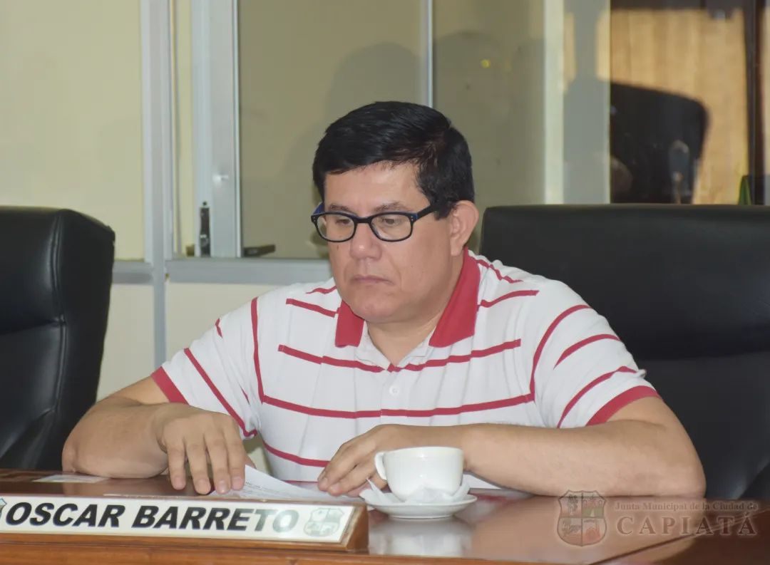 Foto 5 de SESION ORDINARIA DE LA JUNTA MUNICIPAL DE CAPIATA: Notas Recibidas, Nota Remitida y Expedientes Dictaminados
