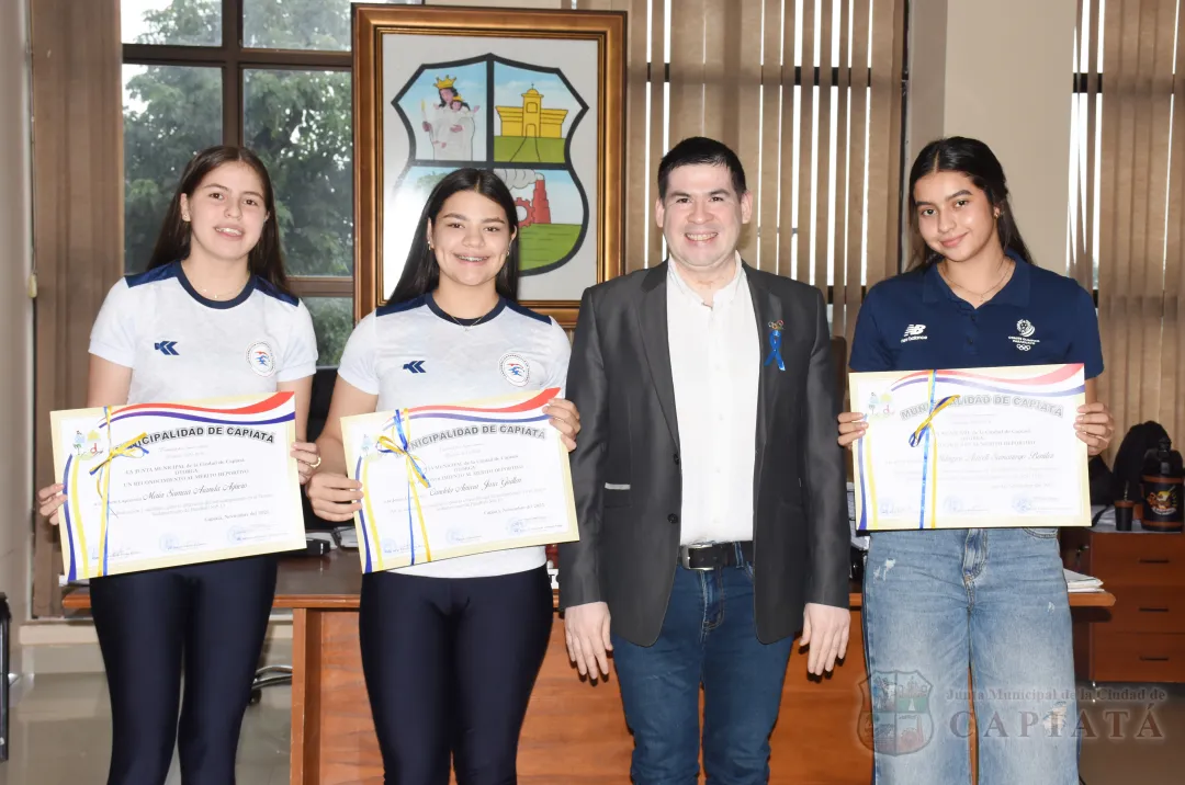 Foto 12 de Reconocimiento a jóvenes capiateñas destacadas en el Handball a nivel nacional e internacional