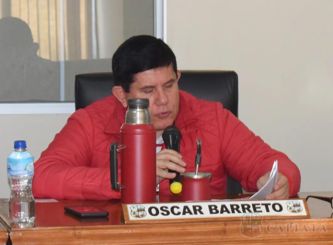 Foto 4 de SESION ORDINARIA DE LA JUNTA MUNICIPAL DE CAPIATA: Notas Recibidas y Expedientes Dictaminados