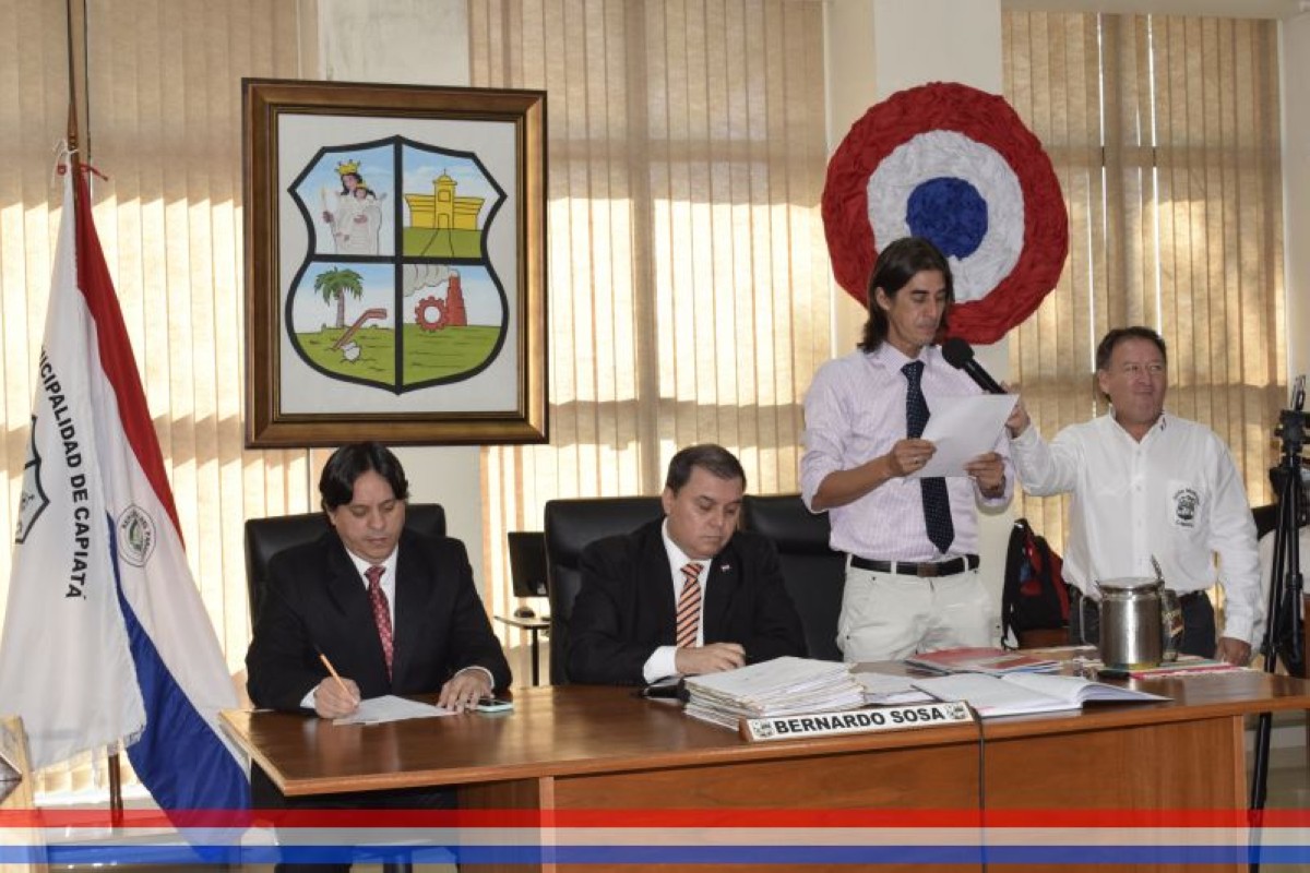 Foto 1 de SESION ORDINARIA DE LA JUNTA MUNICIPAL DE CAPIATA: Notas Recibidas, Nota Remitida y Expedientes Dictaminados