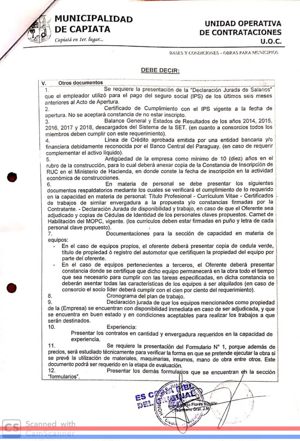 Foto 14 de Aprueban adenda al pliego de bases y condiciones del llamado a Licitación "Revitalización del Parque Ecológico en ruta 2 y de la Plaza Lineal en ruta 1"