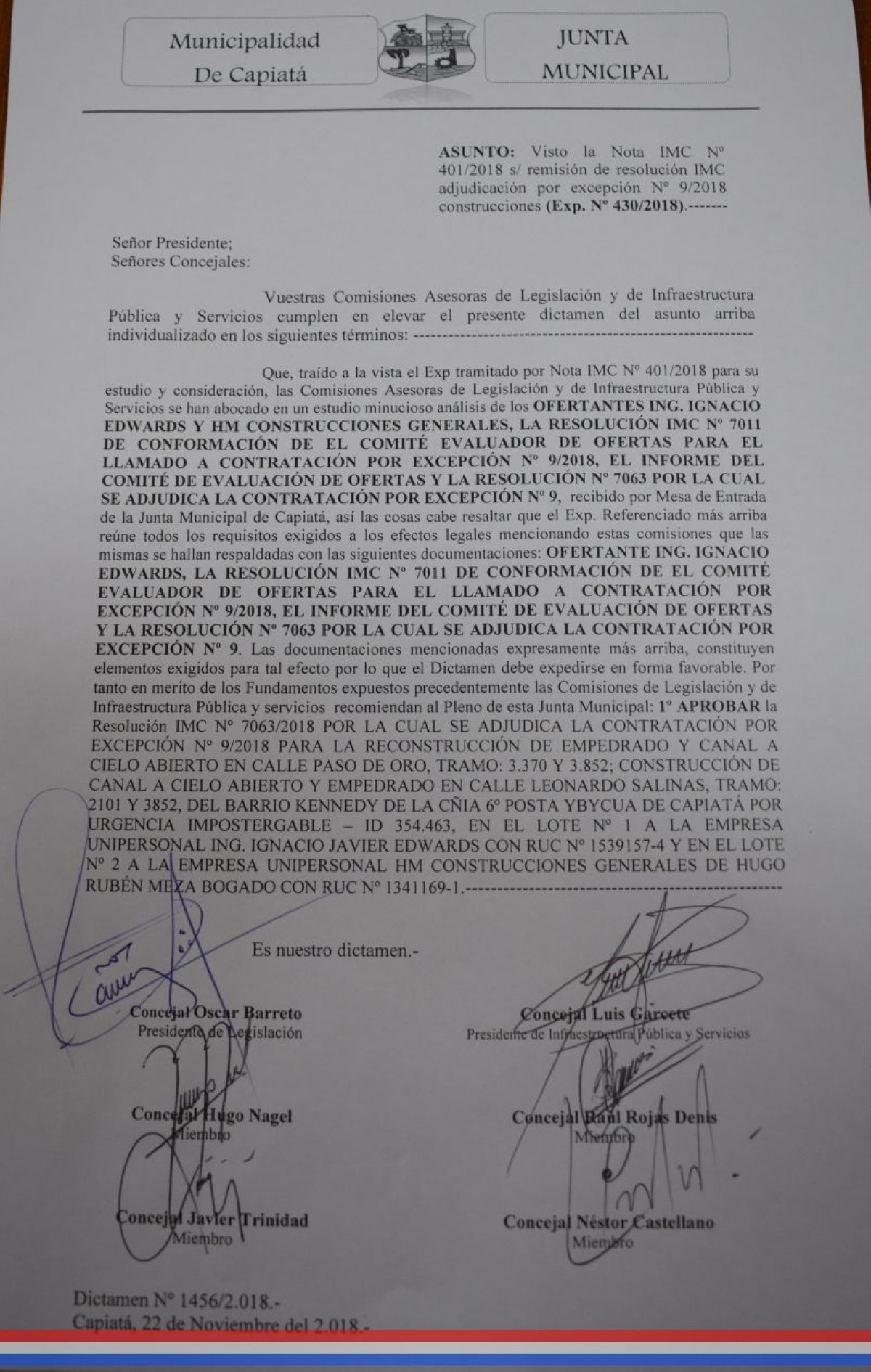 Foto 9 de Adjudican construcción de obras de infraestructura vial para el barrio Kennedy, zona sur de nuestra ciudad