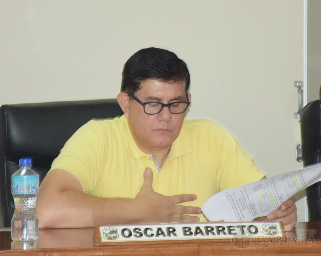 Foto 6 de SESION ORDINARIA DE LA JUNTA MUNICIPAL DE CAPIATA: Notas Recibidas y Expedientes Dictaminados