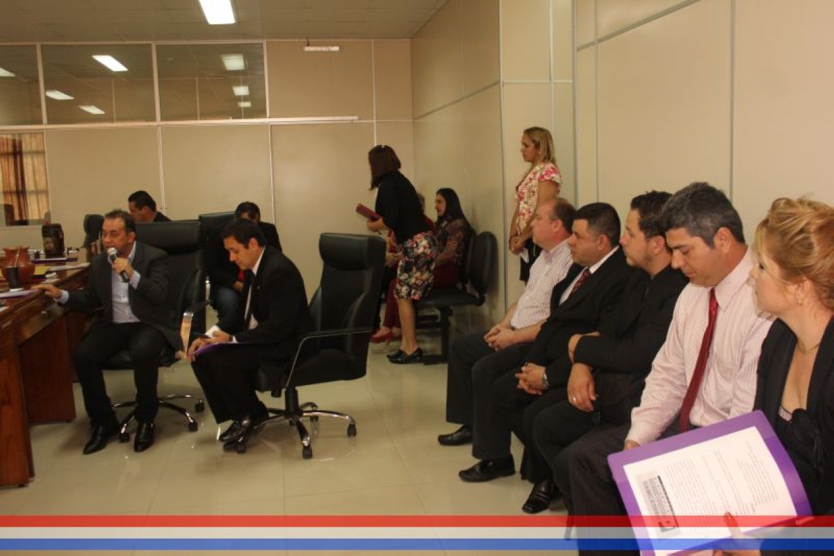 Foto 5 de Visita de representantes de la Cámara de Comercio, Industria y Servicios de la ciudad de Capiatá a la plenaria