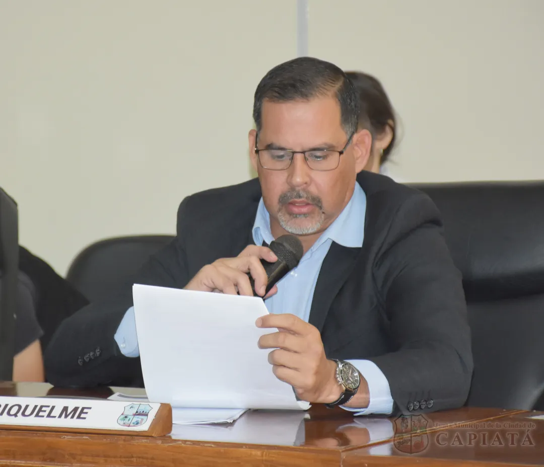 Foto 20 de SESION ORDINARIA DE LA JUNTA MUNICIPAL DE CAPIATA: Notas Recibidas y Expedientes Dictaminados