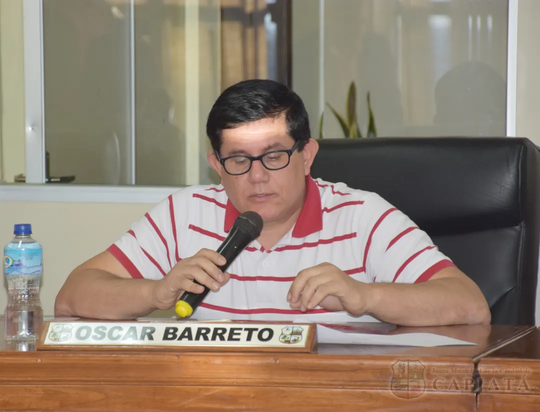 Foto 13 de SESION ORDINARIA DE LA JUNTA MUNICIPAL DE CAPIATA: Notas Recibidas, Nota Remitida y Expedientes Dictaminados