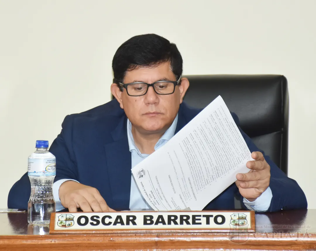 Foto 8 de SESION ORDINARIA DE LA JUNTA MUNICIPAL DE CAPIATA: Notas Recibidas y Expedientes Dictaminados