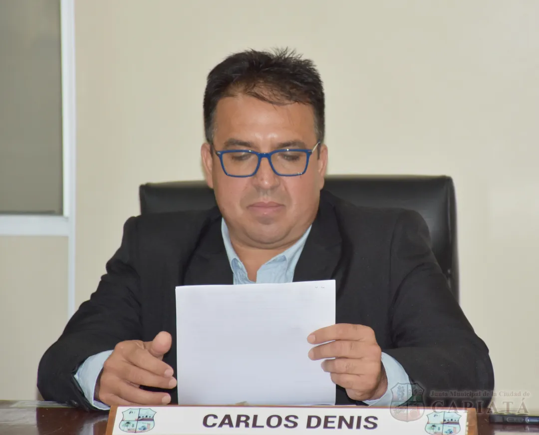 Foto 11 de SESION ORDINARIA DE LA JUNTA MUNICIPAL DE CAPIATA: Notas Recibidas y Expedientes Dictaminados