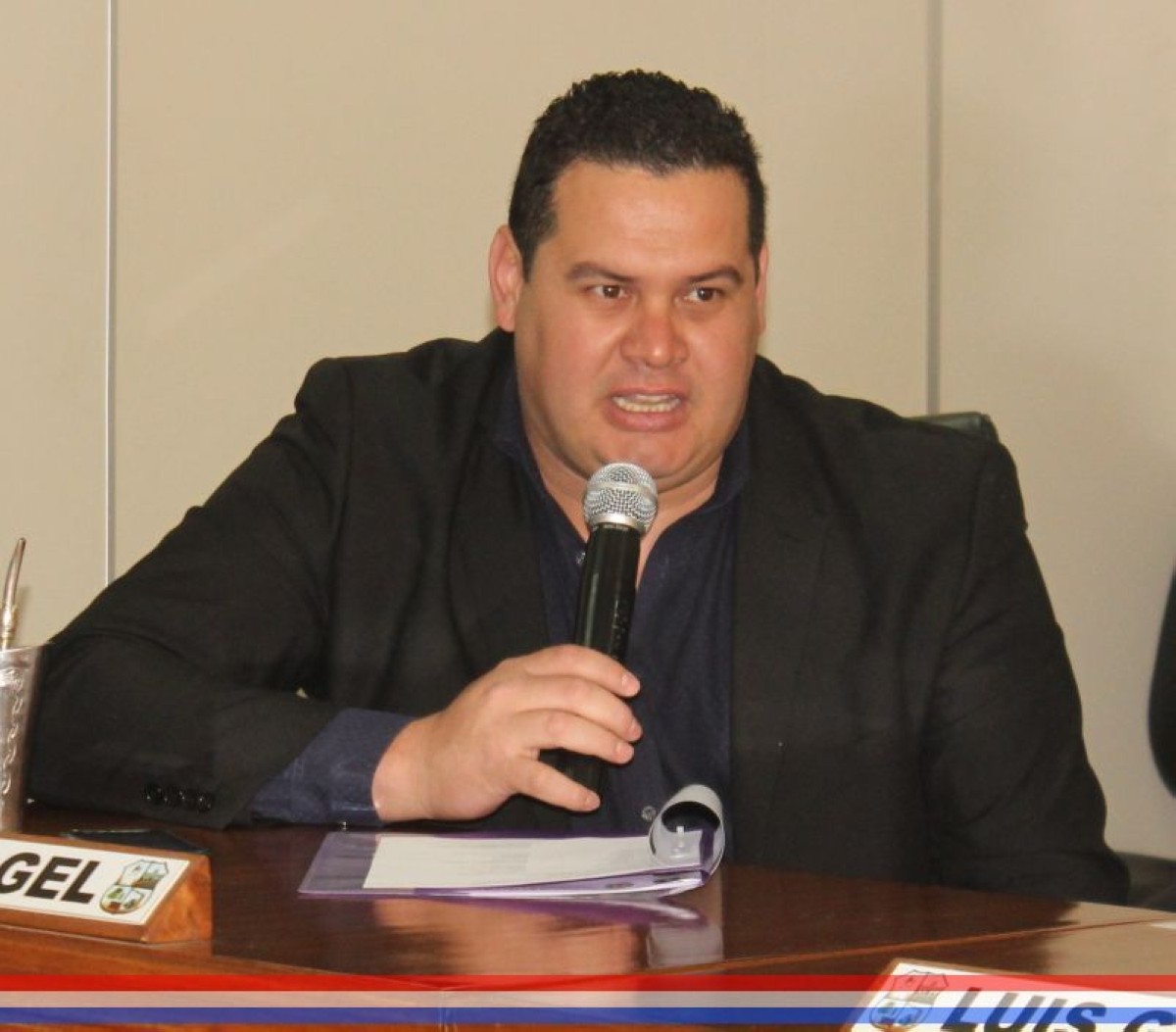 Foto 6 de Visita de representantes de la Cámara de Comercio, Industria y Servicios de la ciudad de Capiatá a la plenaria