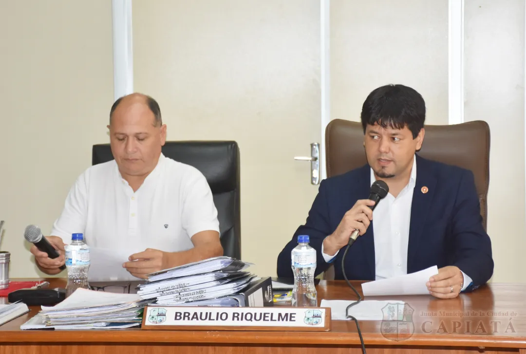 SESION ORDINARIA DE LA JUNTA MUNICIPAL DE CAPIATA: Notas Recibidas y Expedientes Dictaminados
