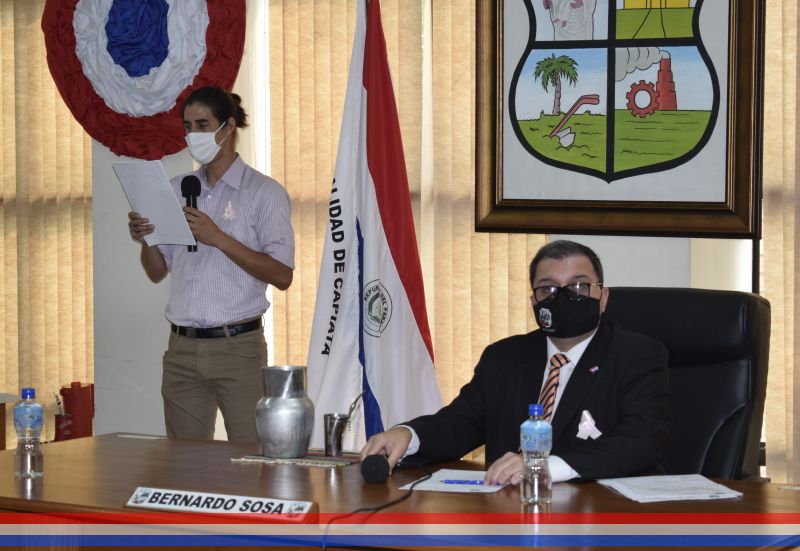 SESION ORDINARIA DE LA JUNTA MUNICIPAL DE CAPIATA: Notas Recibidas, Notas Remitidas y Expedientes Dictaminados