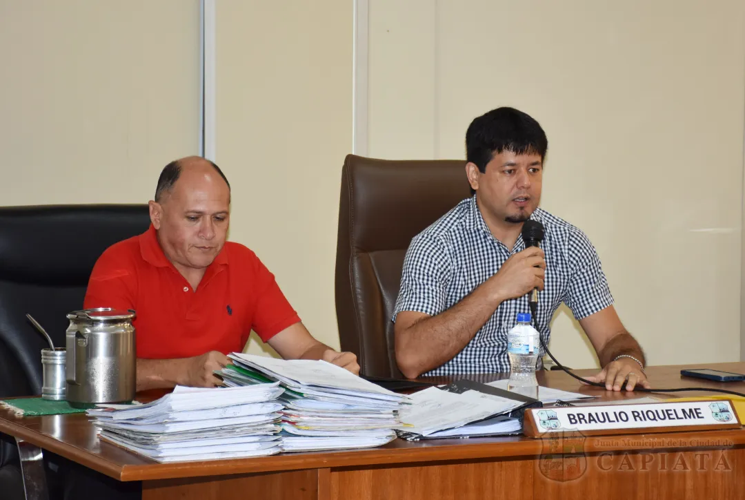 SESION ORDINARIA DE LA JUNTA MUNICIPAL DE CAPIATA: Notas Recibidas y Expedientes Dictaminados