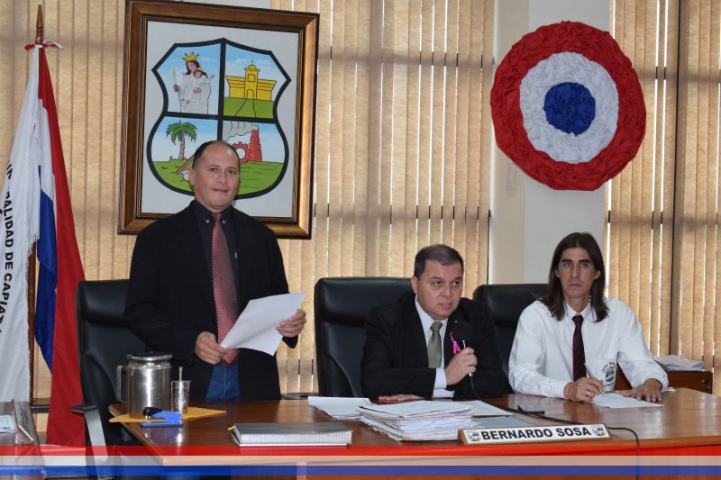 SESION ORDINARIA DE LA JUNTA MUNICIPAL DE CAPIATA: Notas Recibidas, Nota Remitida y Expedientes Dictaminados
