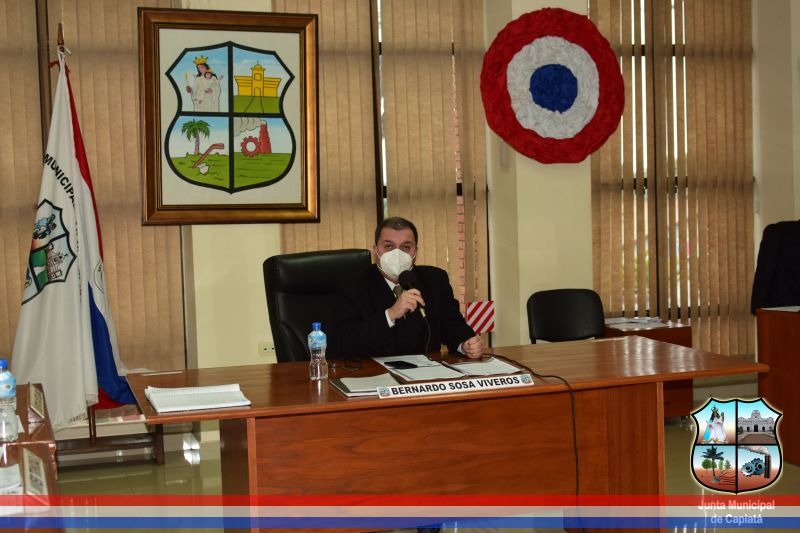 SESION ORDINARIA DE LA JUNTA MUNICIPAL DE CAPIATA: Notas Recibidas, Nota Remitida y Expedientes Dictaminados