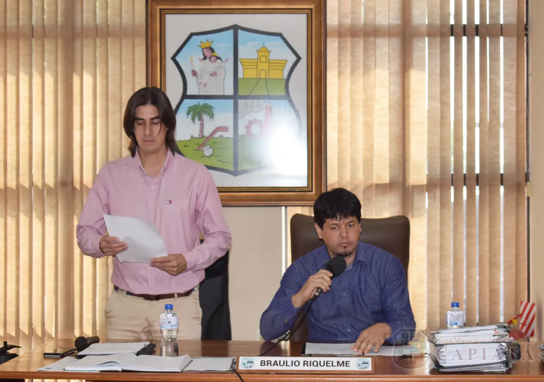 SESION ORDINARIA DE LA JUNTA MUNICIPAL DE CAPIATA: Notas Recibidas y Expedientes Dictaminados