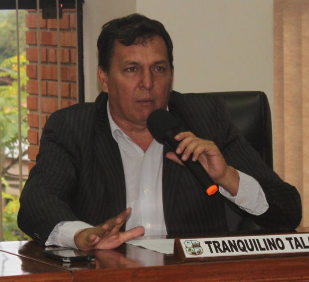 Informe del concejal Tranquilino Talavera (ANR)