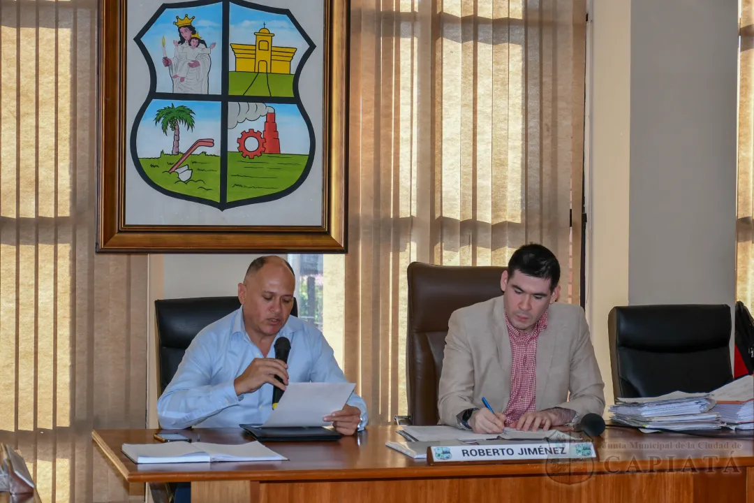 SESION ORDINARIA DE LA JUNTA MUNICIPAL DE CAPIATA: Notas Recibidas y Expedientes Dictaminados