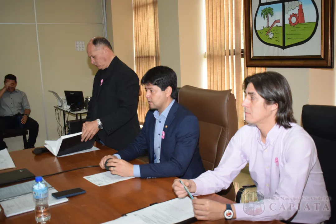 SESION ORDINARIA DE LA JUNTA MUNICIPAL DE CAPIATA: Notas Recibidas y Expedientes Dictaminados