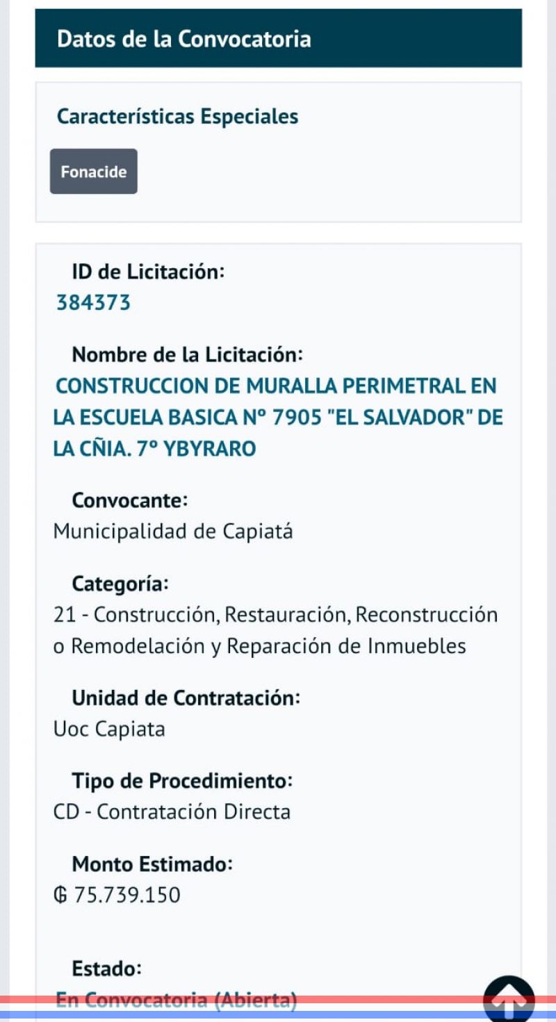 INFORMACION IMPORTANTE: