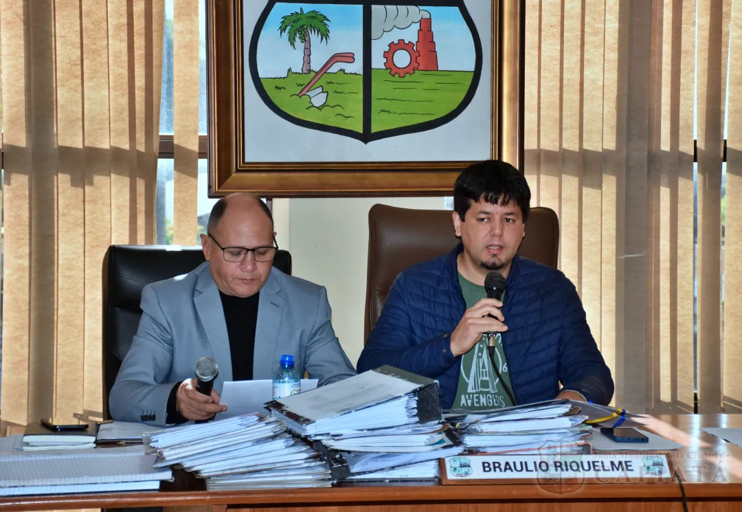 SESION ORDINARIA DE LA JUNTA MUNICIPAL DE CAPIATA: Notas Recibidas y Expedientes Dictaminados