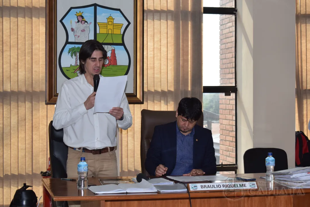 SESION ORDINARIA DE LA JUNTA MUNICIPAL DE CAPIATA: Notas Recibidas y Expedientes Dictaminados