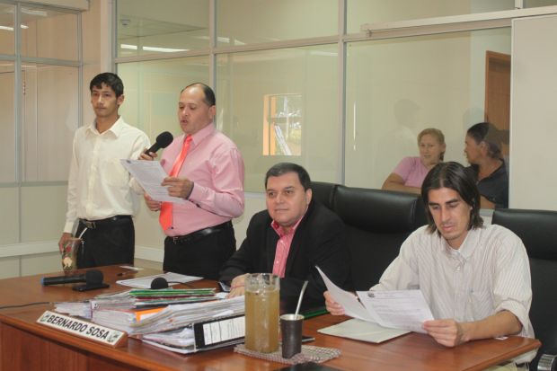 SESION ORDINARIA DE LA JUNTA MUNICIPAL DE CAPIATA: Notas Recibidas y Expedientes