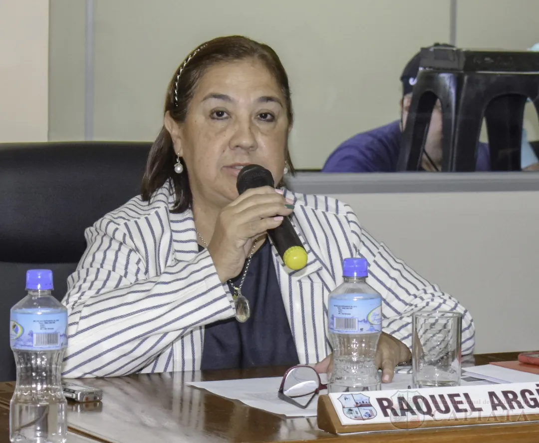 Concejala Arguello solicita la reparación de la vereda, costado sur, de la escuela Enrique Soler