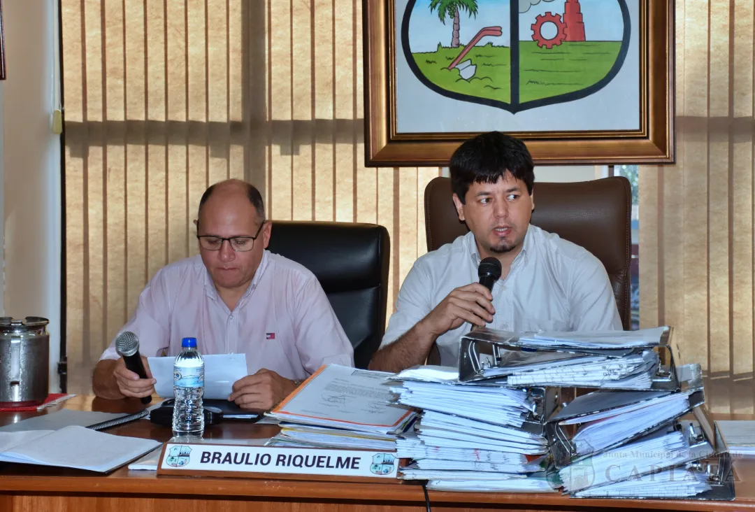 SESION ORDINARIA DE LA JUNTA MUNICIPAL DE CAPIATA: Notas Recibidas y Expedientes Dictaminados