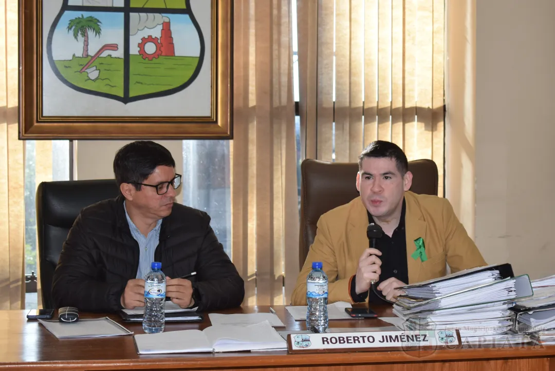 SESION ORDINARIA DE LA JUNTA MUNICIPAL DE CAPIATA: Notas Recibidas y Expedientes Dictaminados